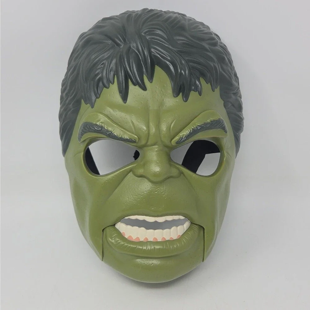 Marvel Hulk Mask with Adjustable Strap Moving Mouth & Eyebrows Hasbro Costume
